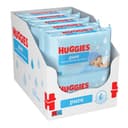 Huggies Pure billendoekjes - 1008 babydoekjes - 18x56 doekjes - bevatten 99% water - gemaakt van natuurlijke vezels speciaal ontwikkeld voor de gevoelige huid - billendoekjes zonder geurstof