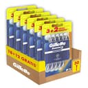Gillette Sensor3 Comfort wegwerpscheerapparaat voor heren, scheerapparaat met Lubrastrip glijband, 3 + 2 scheerapparaten